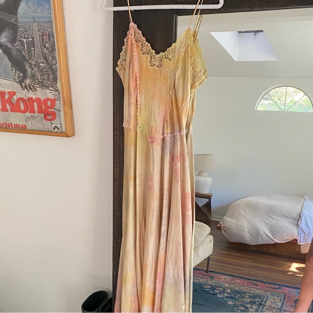 Tie Dye Silk Dress